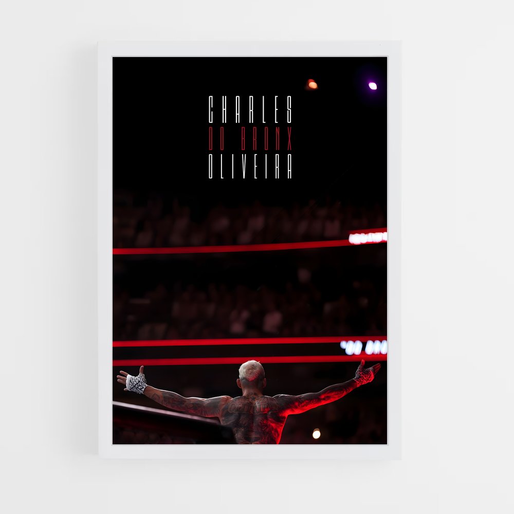 Poster Charles de oliveira – affiche MMA (vue 3)